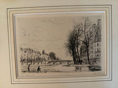 Jacques BOULLAIRE (1893-1976), 
La Seine...