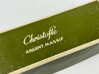 CHRISTOFLE
Onze petites salières en verre...