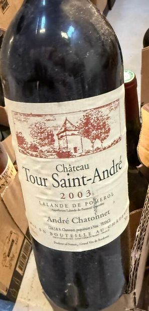 Ensemble de 26 bouteilles de Bordeaux comprenant...