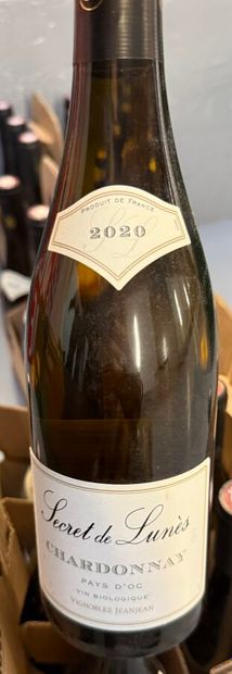 Ensemble de 43 bouteilles de Chardonnay comprenant...