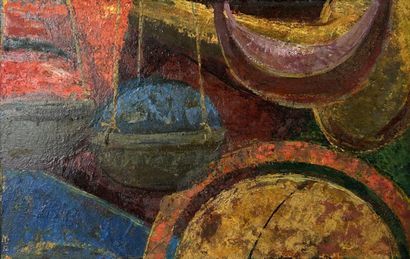 ÉCOLE MODERNE
Sans titre, 1952, 
Huile sur...