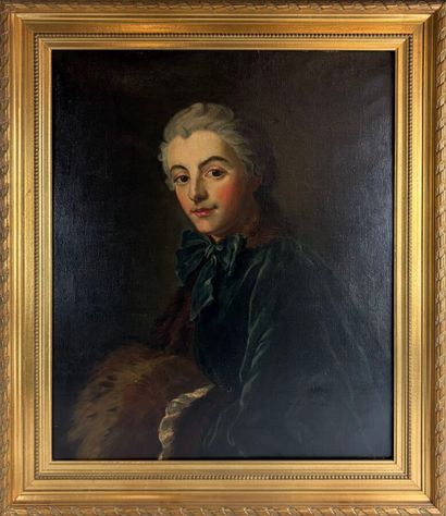 François BOUCHER (1703-1770) d'après.
Dame...
