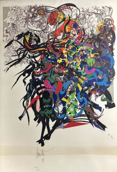Raymond MORETTI (1922-2000)
Composition,...