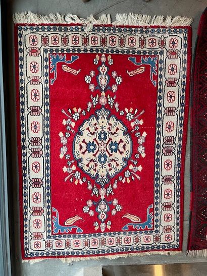 Caucasus, 
Wool carpet, geometric design...