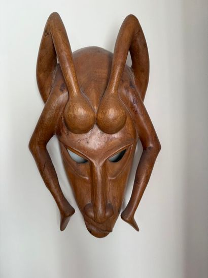 CONGO, Afrique
Masque gazelle en bois.

VENTE...