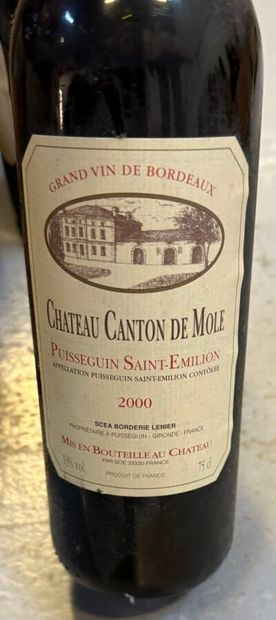 Ensemble de 26 bouteilles de Bordeaux comprenant...