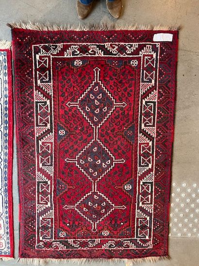 Caucasus, 
Wool carpet, geometric design...