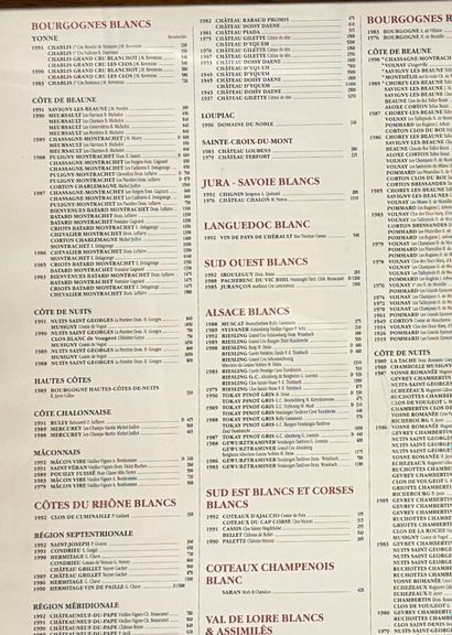 Joël ROBUCHON,
Carte des vins sur papier...