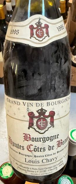 Ensemble de 28 bouteilles de vins rouges...