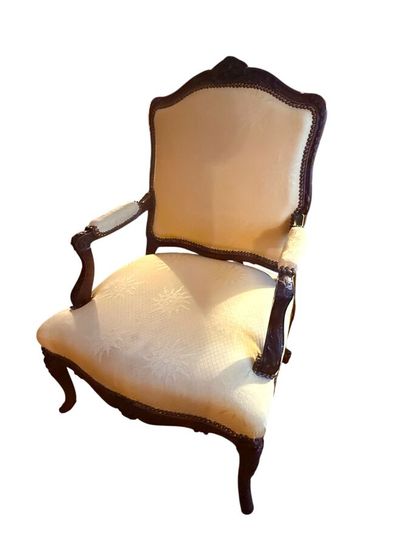 Pair of molded and carved wood 