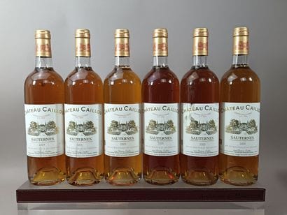 6 Bouteilles Château CAILLOU 2005 - 2ème...