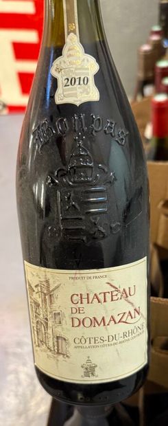 Ensemble de 33 bouteilles de vins rouges...