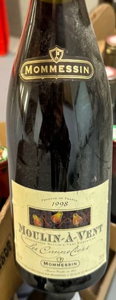 Ensemble de 33 bouteilles de vins rouges...