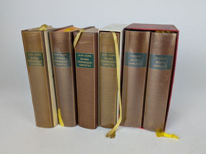 LA PLÉIADE, lot de six volumes comprenant...