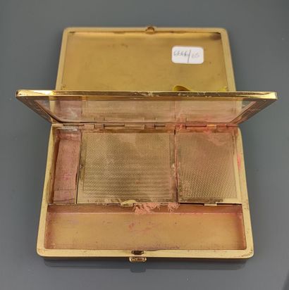 Minaudière biface composée d'une boîte de...