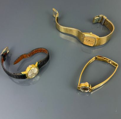 Lot de trois montres bracelets comprenant...