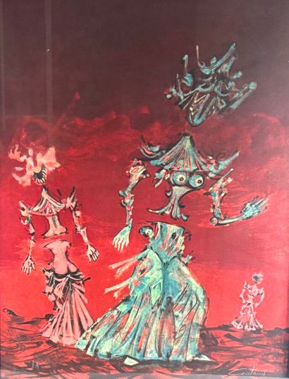 Lucien COUTAUD (1904-1977)
Les femmes fleur,...