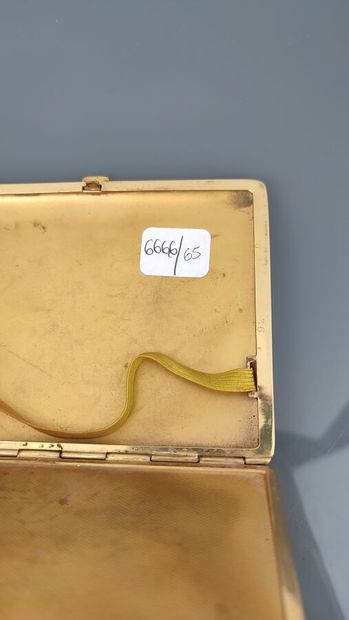 Minaudière biface composée d'une boîte de...