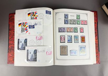 FRANCE 
2 Albums de Timbres-Poste, Edition...
