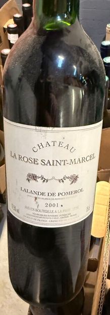 Ensemble de 42 bouteilles de vins rouges...