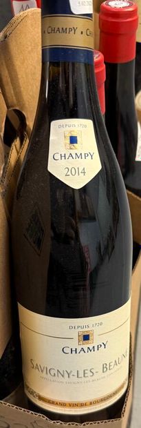 Ensemble de 22 bouteilles de vins rouges...