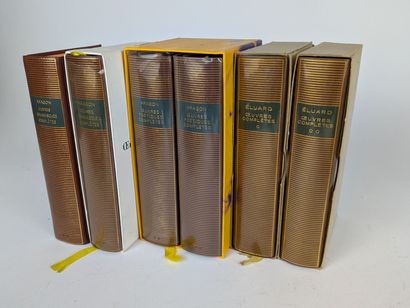 LA PLÉIADE, lot de six volumes comprenant...