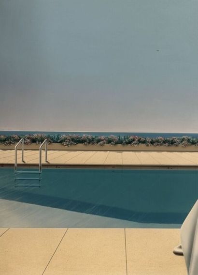 Pierre COULON (XXème)
Piscine en bord de...