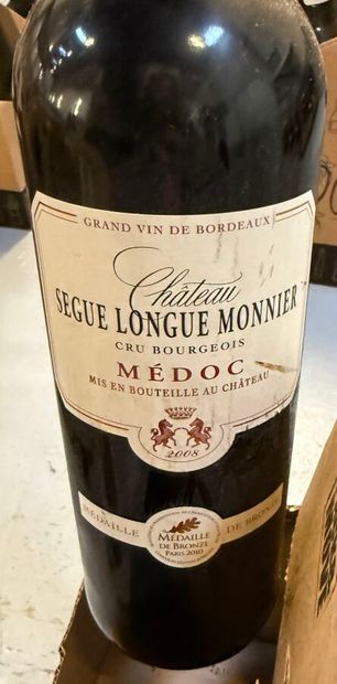 Ensemble de 26 bouteilles de Bordeaux comprenant...