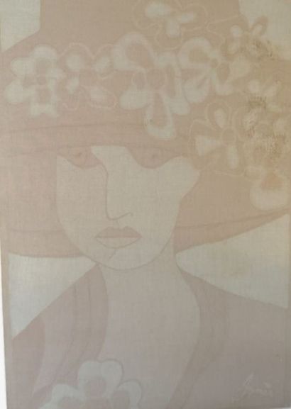 AGNES,
Portrait de femme, 
Impression sur...