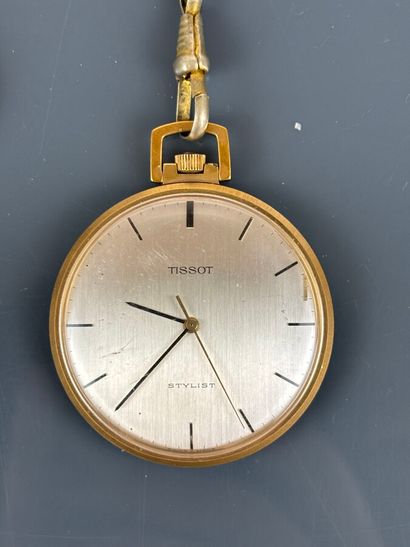 TISSOT
Montre bracelet et montre de gousset...