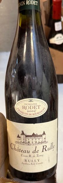 Ensemble de 28 bouteilles de vins rouges...