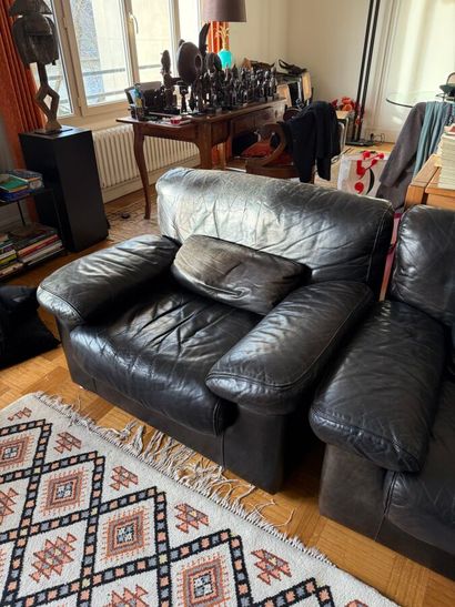 GERARD GUERMONPREZ (20th)
Sofa and two armchairs...
