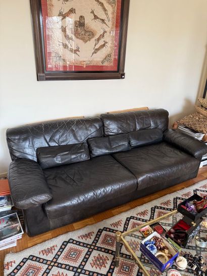 GERARD GUERMONPREZ (20th)
Sofa and two armchairs...