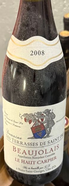 Ensemble de 33 bouteilles de vins rouges...