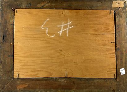 ÉCOLE MODERNE
Sans titre, 1952, 
Huile sur...