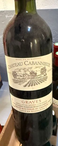 Ensemble de 42 bouteilles de vins rouges...