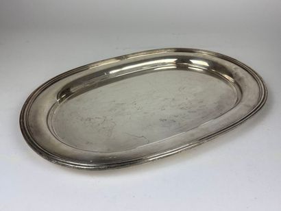Six verres à alcool en métal argenté gravé...