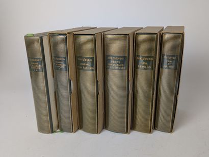 LA PLÉIADE, lot de six volumes comprenant...