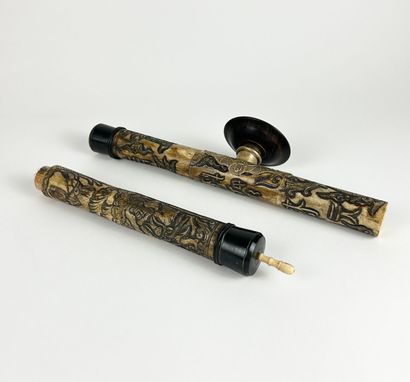 ASIE DU SUD EST, XXe siècle. 
Deux objets...