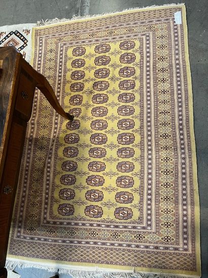 Ghoum wool carpet with ghusl design on a...