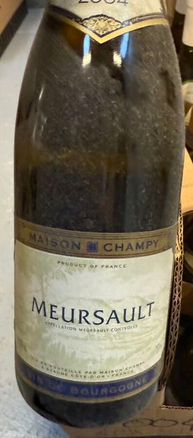Ensemble de 37 bouteilles de vins blancs...