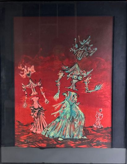 Lucien COUTAUD (1904-1977)
Les femmes fleur,...