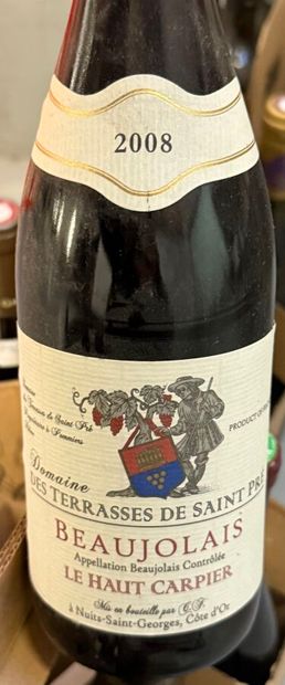 Ensemble de 33 bouteilles de vins rouges...
