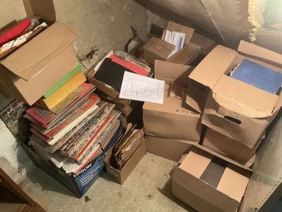6 cartons Matériels : Lot de matériel comprenant...