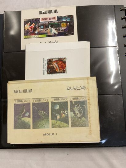 1 Album ND : Petit lot de non dentelé de...