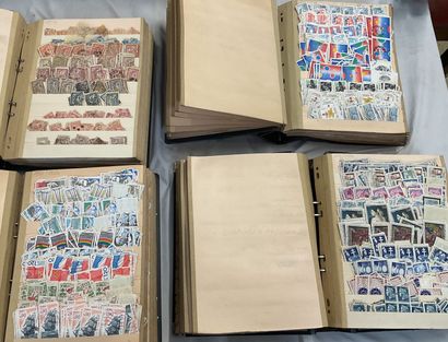 21 Albums France obl. : Ensemble de timbre...