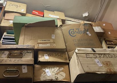 47 cartons Epreuves : Lot d'épreuve moderne...