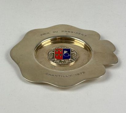 PIERRE MAEGHT
925°/°° silver cup with scalloped...