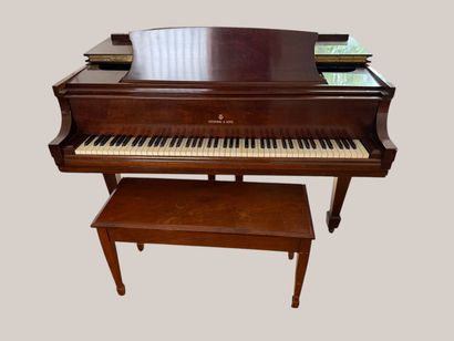 STEINWAY & SON
Quarter-size grand piano with...