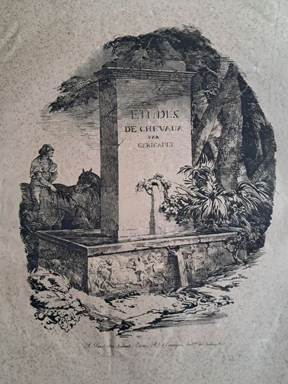 Théodore GERICAULT (1791 - 1824) 
L'Abreuvoir,...